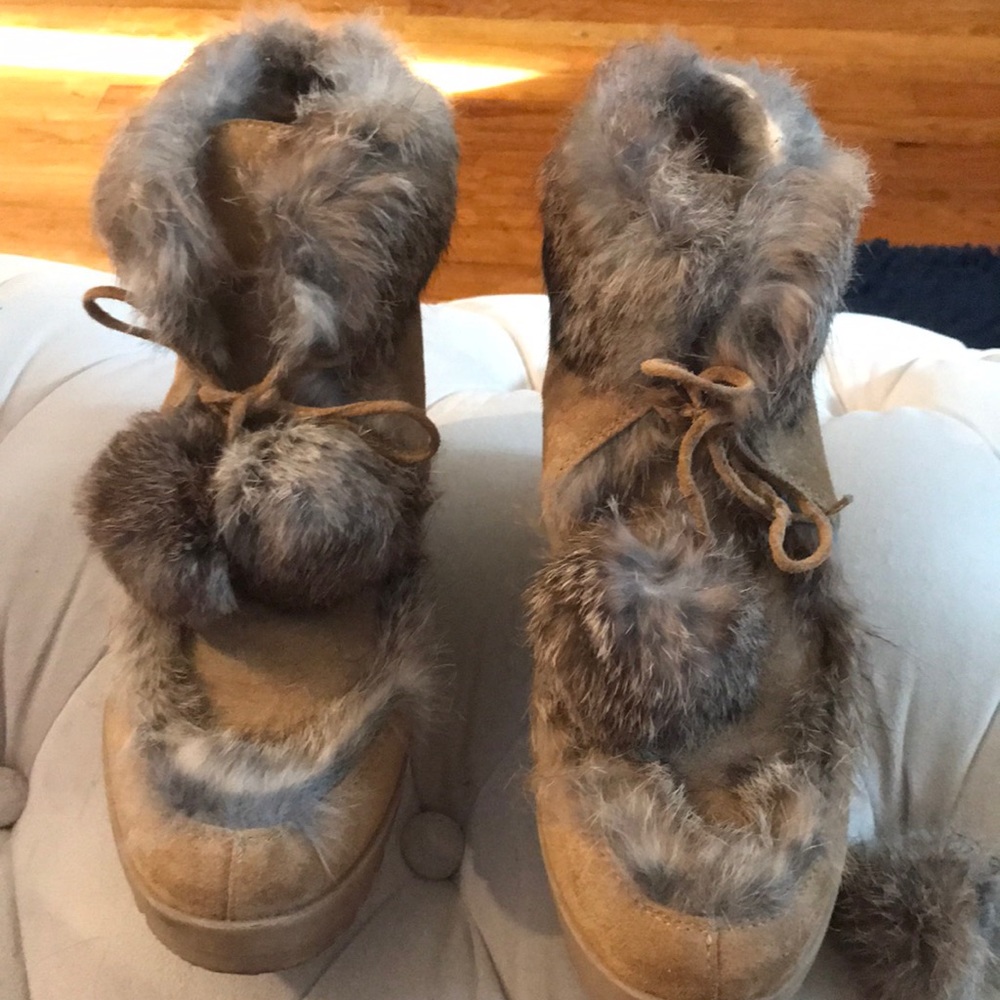 Coach Fur Booties